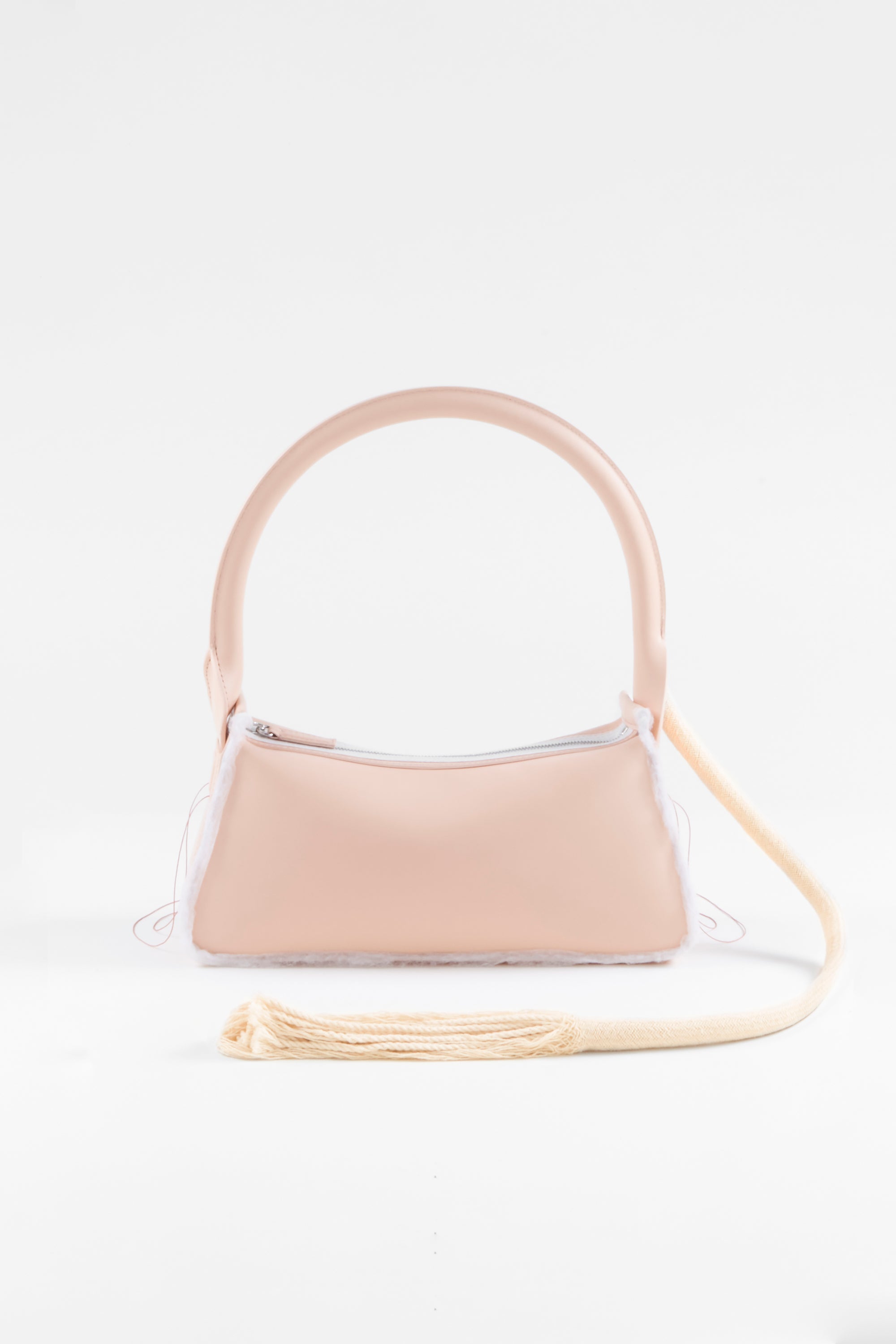 Savvas Peach Shoulder Bag