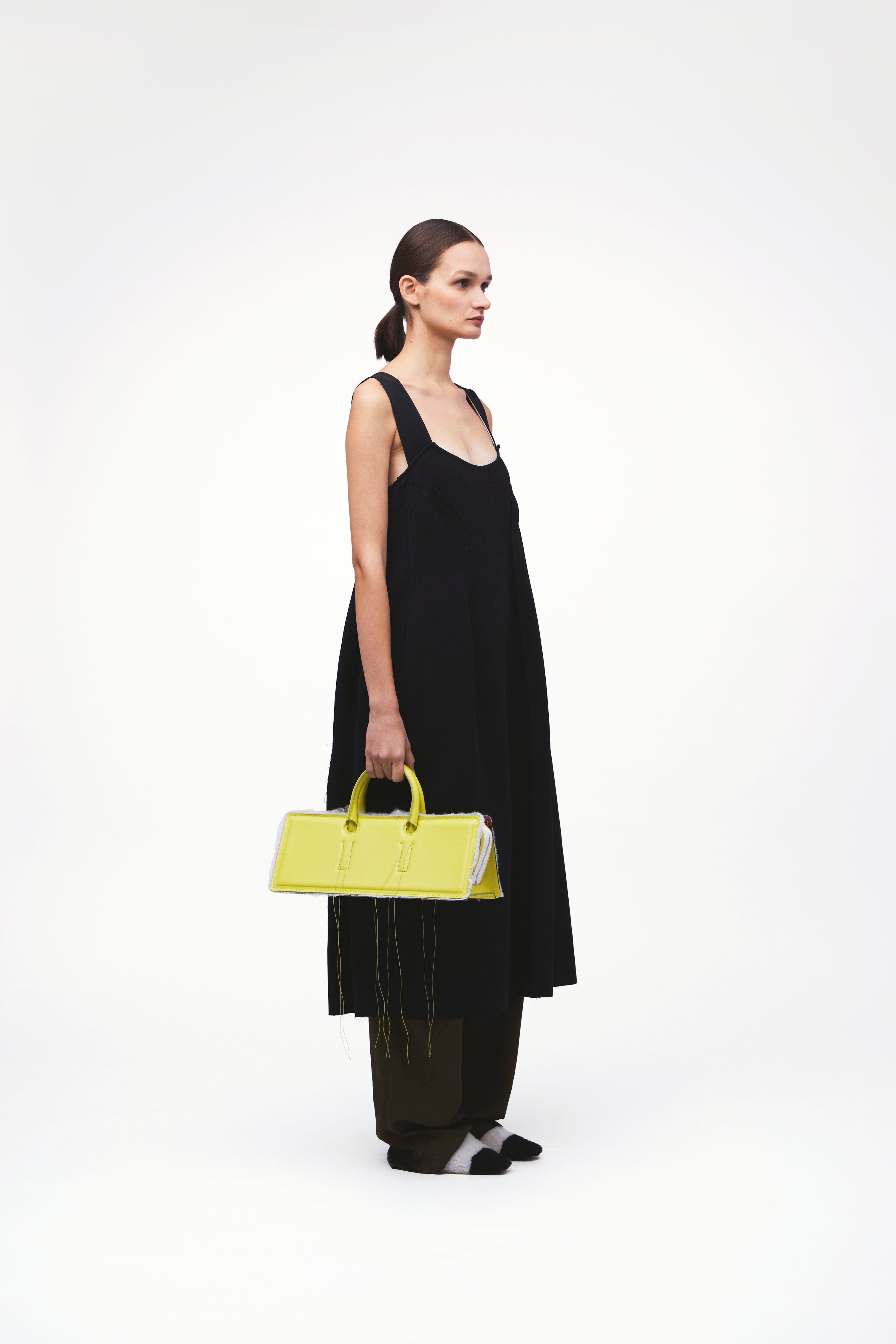 Otto Lime Yellow Handbag