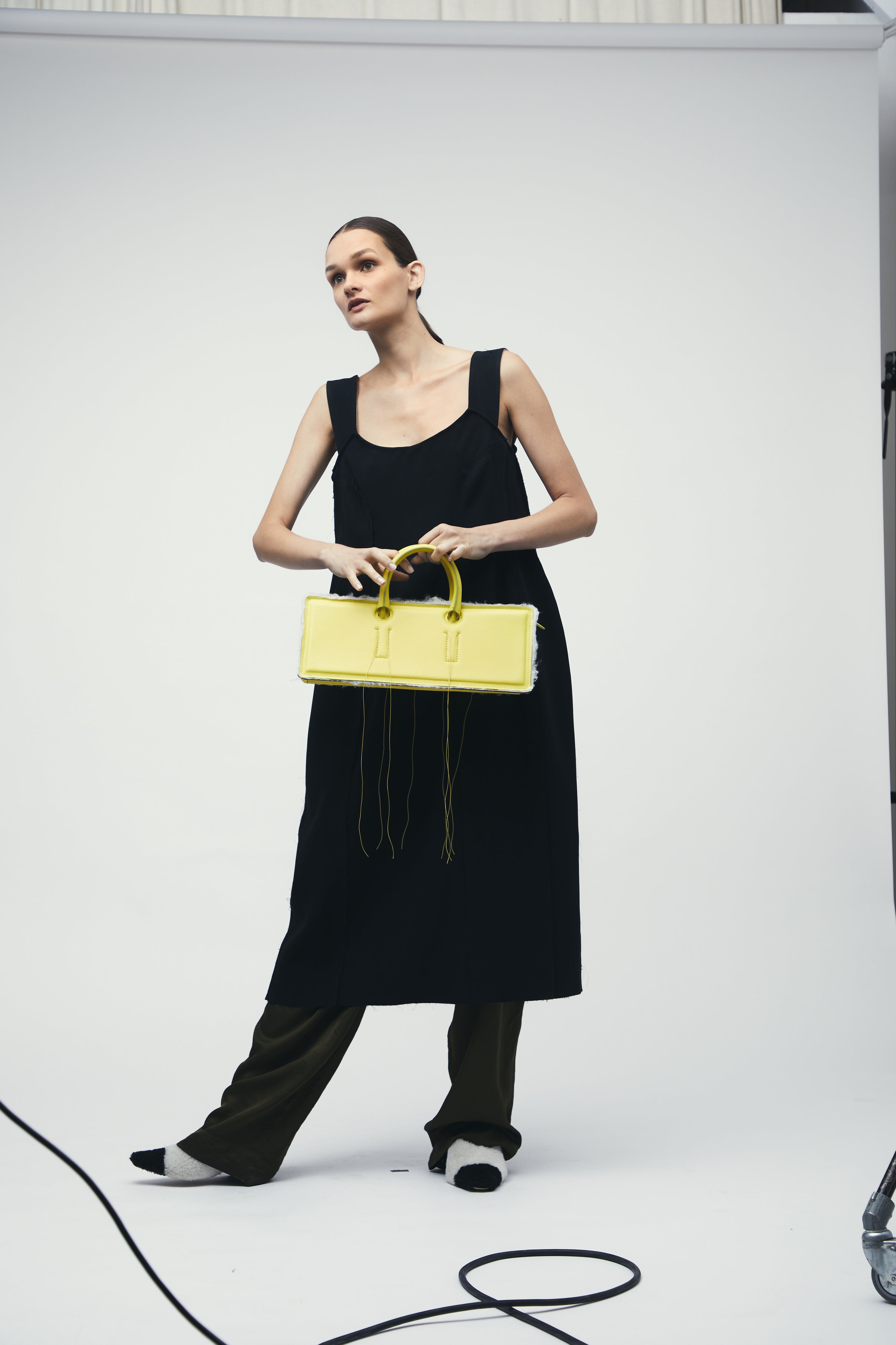 Otto Lime Yellow Handbag