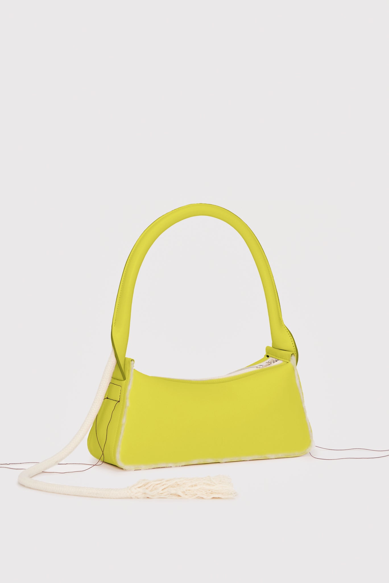 Savvas Lime Yellow Shoulder Bag