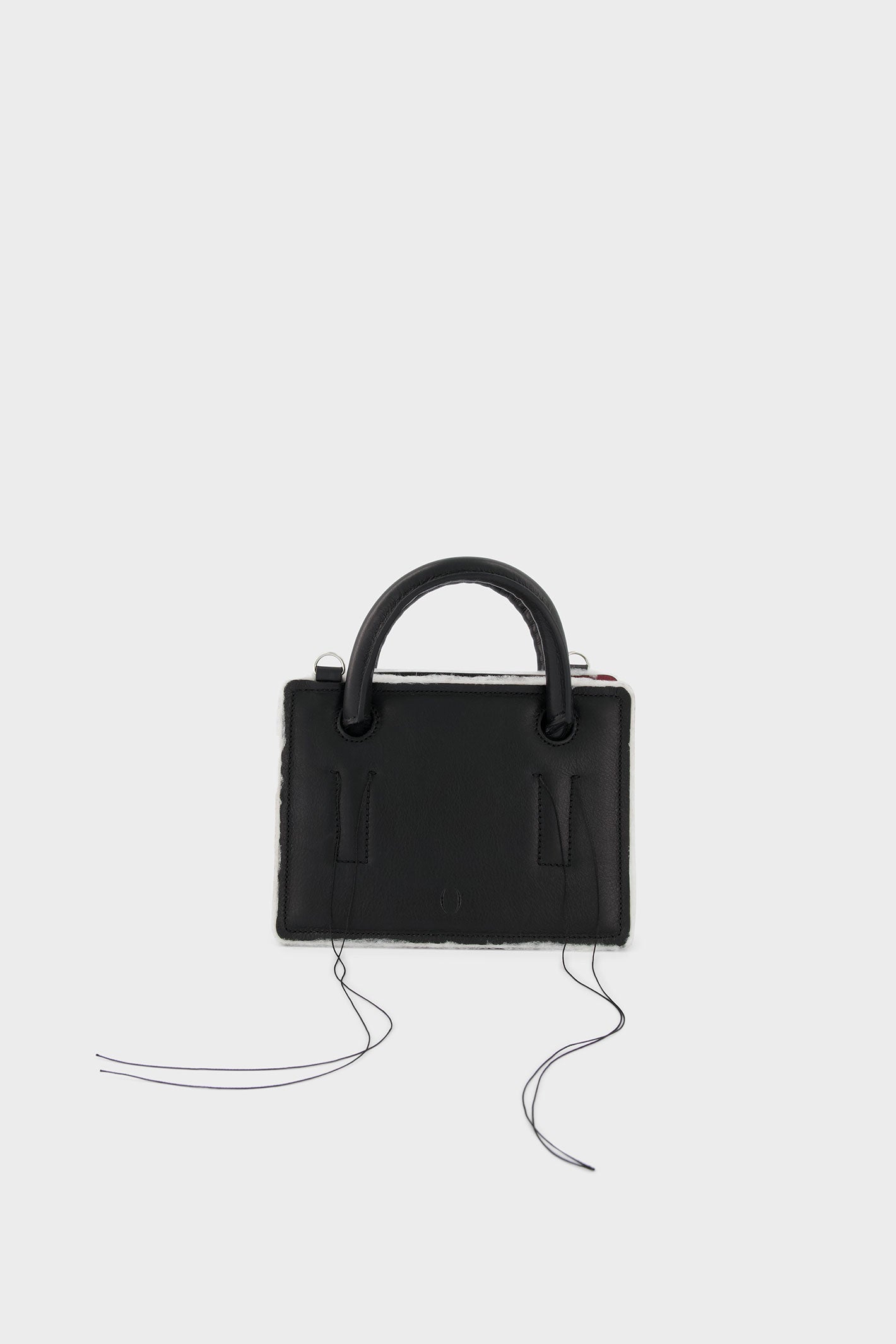 Black mini Otto handbag with cross-body strap