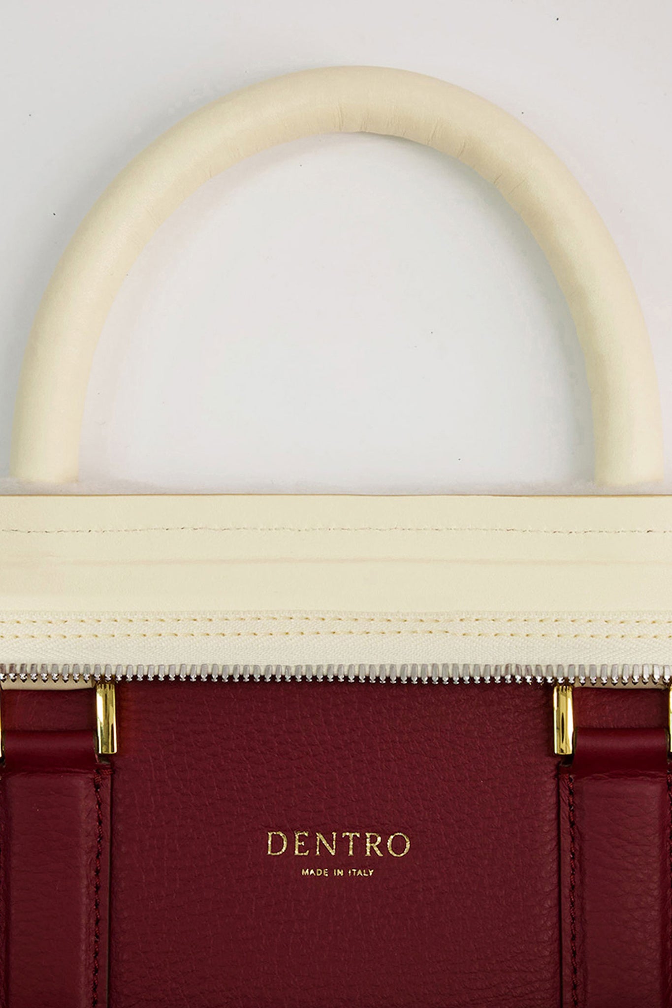 Cream mini Otto handbag with cross-body strap